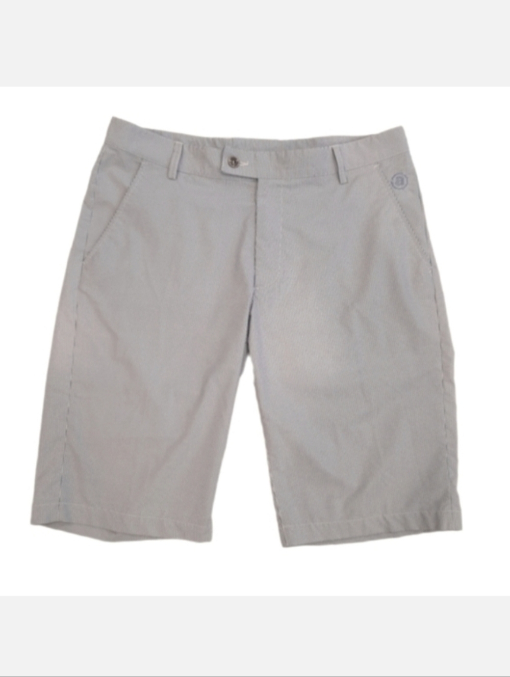ABACUS Bermuda Golf Shorts Striped Chambray Premium Activewear Mens Size 36